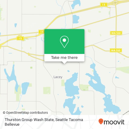 Thurston Group Wash State map