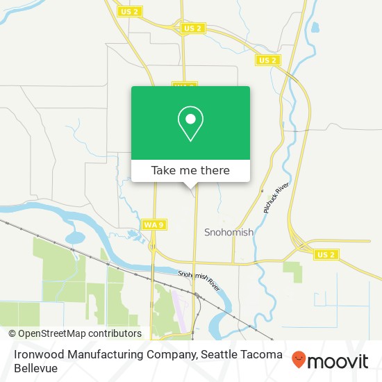 Mapa de Ironwood Manufacturing Company
