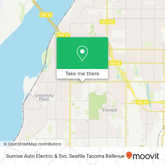 Sunrise Auto Electric & Svc map