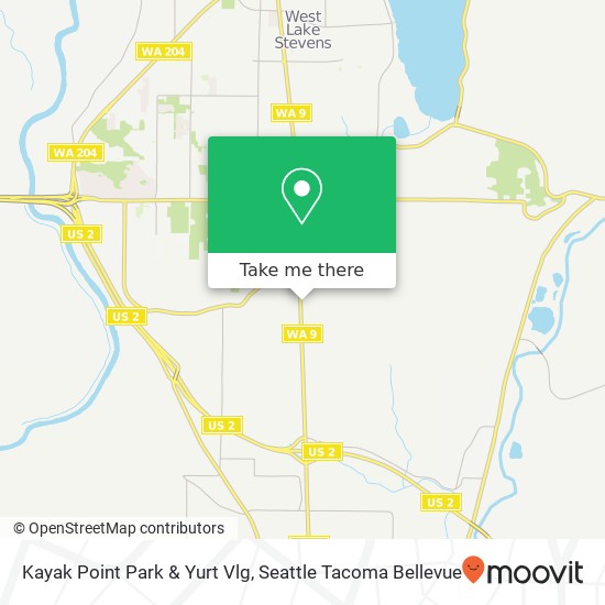 Kayak Point Park & Yurt Vlg map