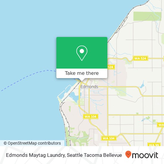Mapa de Edmonds Maytag Laundry