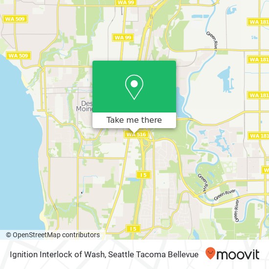 Mapa de Ignition Interlock of Wash