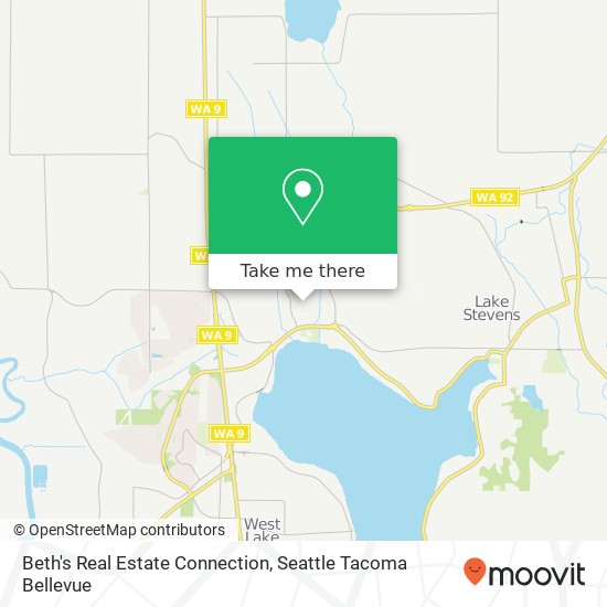 Mapa de Beth's Real Estate Connection