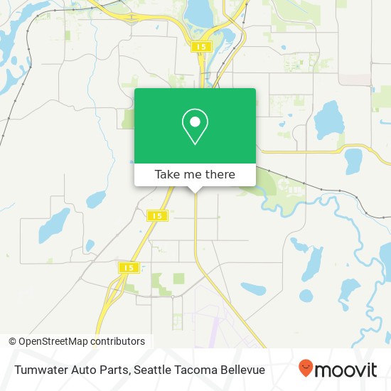 Mapa de Tumwater Auto Parts