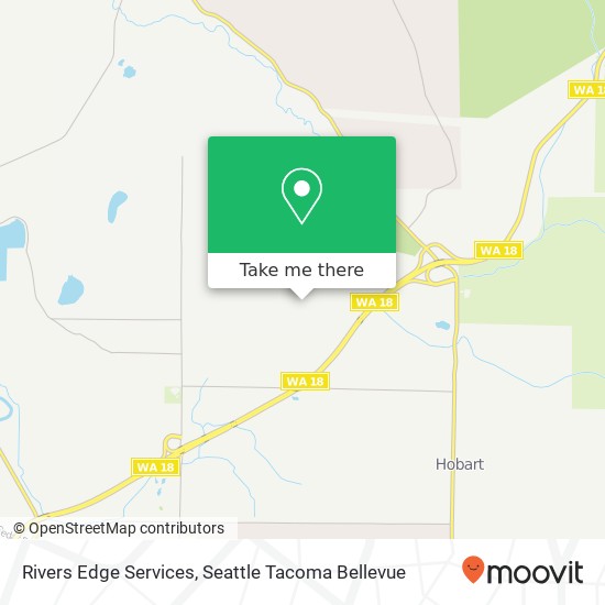 Rivers Edge Services map