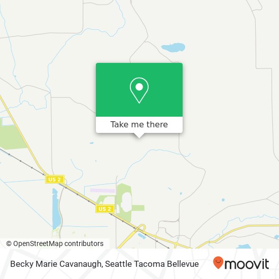 Becky Marie Cavanaugh map