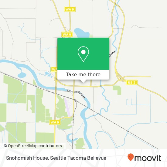 Mapa de Snohomish House