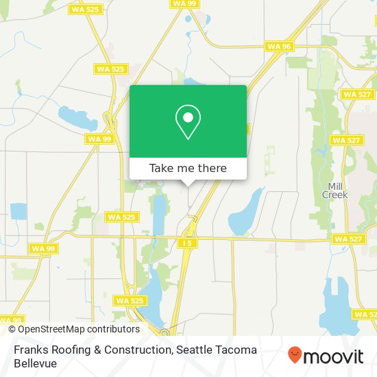 Mapa de Franks Roofing & Construction