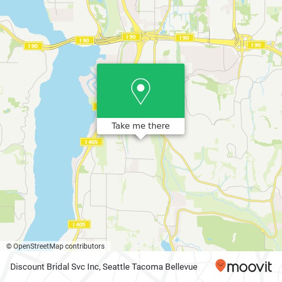 Discount Bridal Svc Inc map