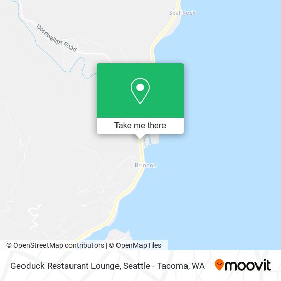 Geoduck Restaurant Lounge map