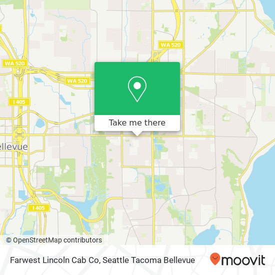 Mapa de Farwest Lincoln Cab Co