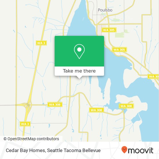 Cedar Bay Homes map