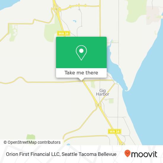 Mapa de Orion First Financial LLC