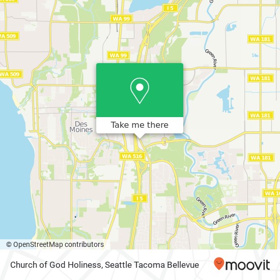 Church of God Holiness map