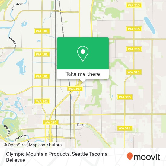 Mapa de Olympic Mountain Products