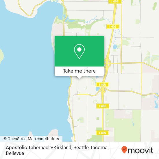 Mapa de Apostolic Tabernacle-Kirkland