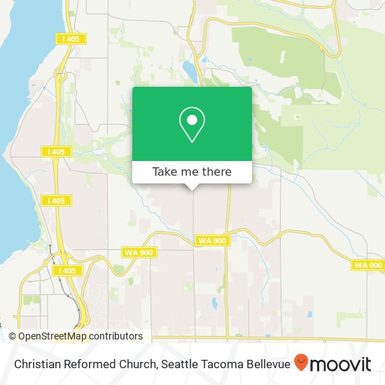 Christian Reformed Church map