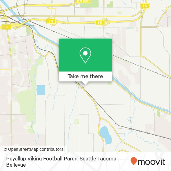 Mapa de Puyallup Viking Football Paren