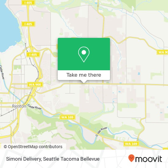 Simoni Delivery map