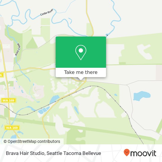 Brava Hair Studio map