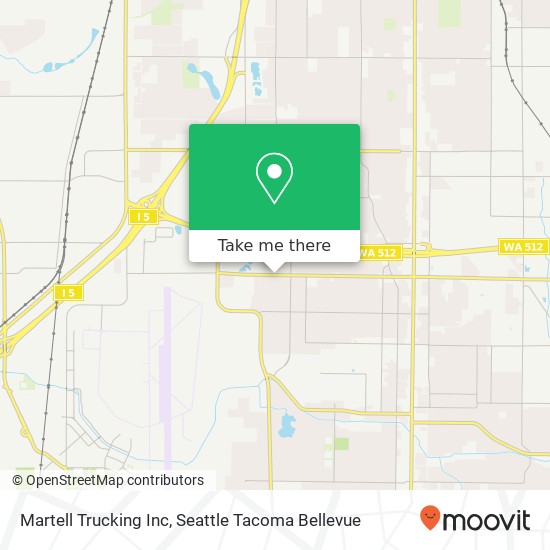 Martell Trucking Inc map