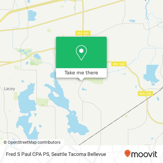 Fred S Paul CPA PS map