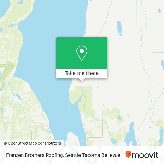 Franzen Brothers Roofing map