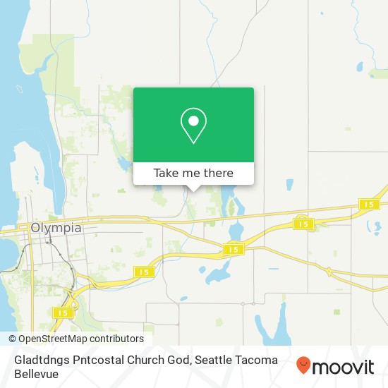 Mapa de Gladtdngs Pntcostal Church God