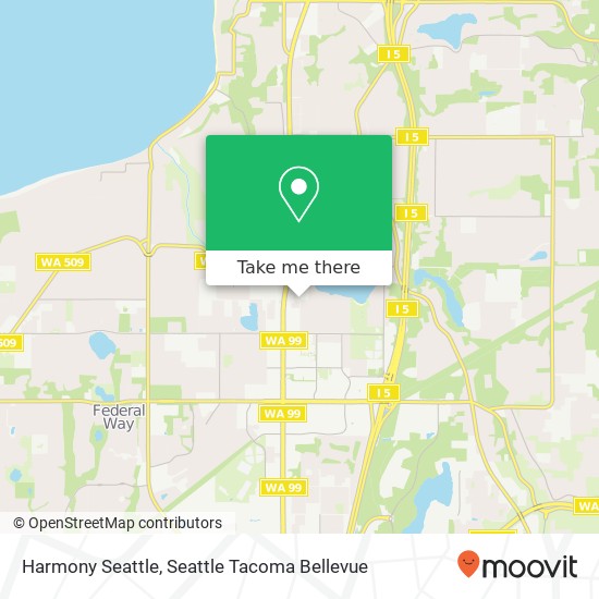 Mapa de Harmony Seattle