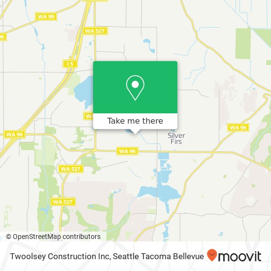 Twoolsey Construction Inc map