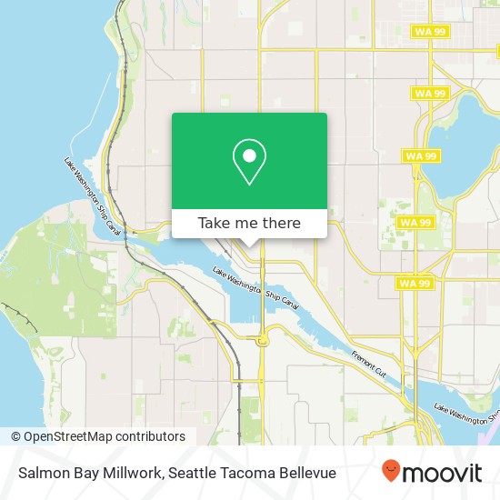 Salmon Bay Millwork map