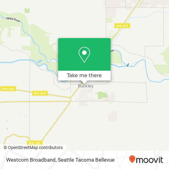 Mapa de Westcom Broadband