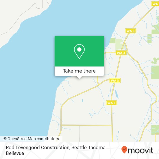Rod Levengood Construction map