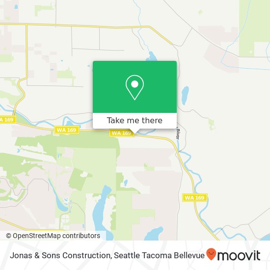 Jonas & Sons Construction map