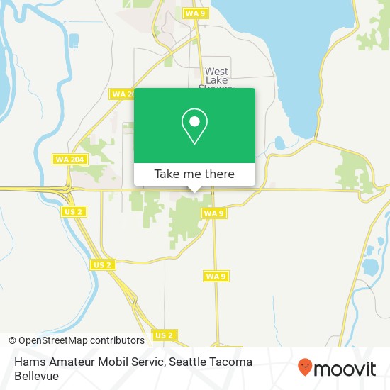 Mapa de Hams Amateur Mobil Servic