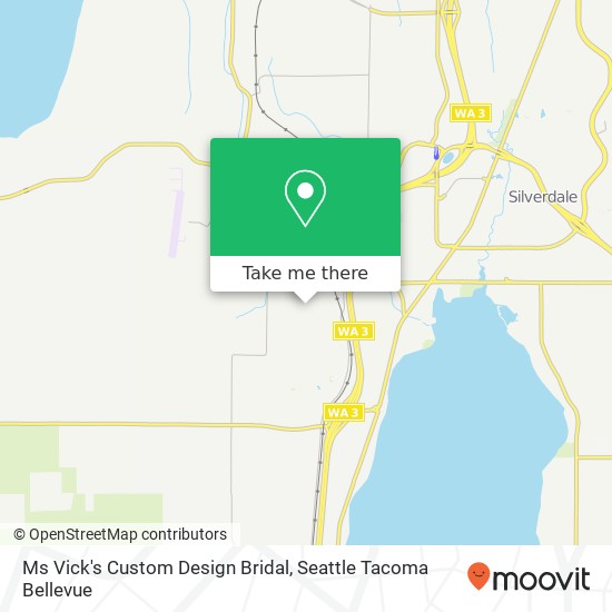 Mapa de Ms Vick's Custom Design Bridal