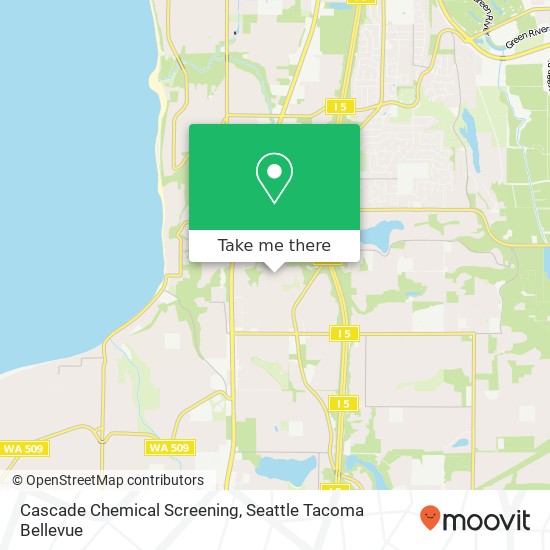 Cascade Chemical Screening map