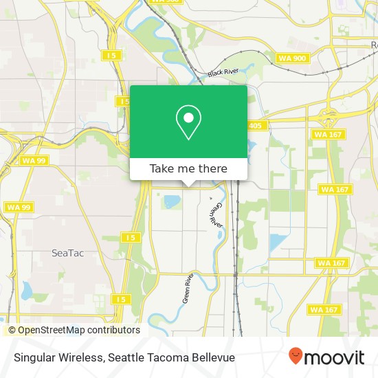 Mapa de Singular Wireless