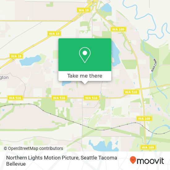 Mapa de Northern Lights Motion Picture