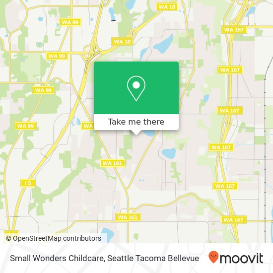 Small Wonders Childcare map