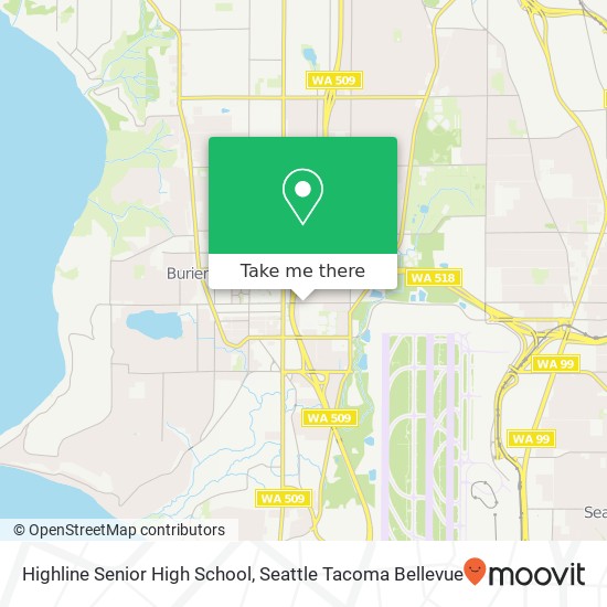 Highline Senior High School map