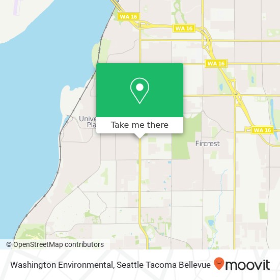 Washington Environmental map