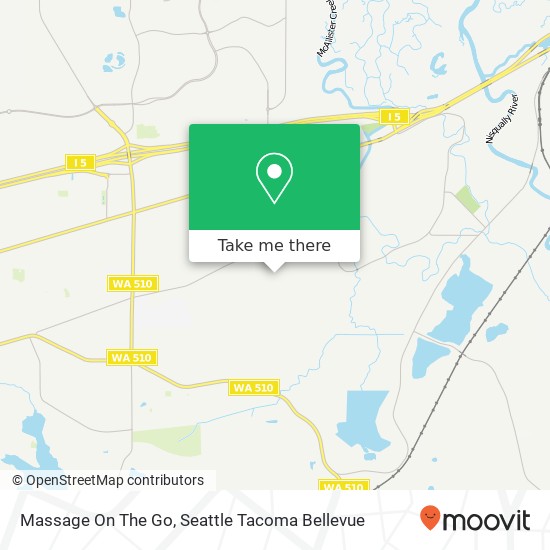 Massage On The Go map