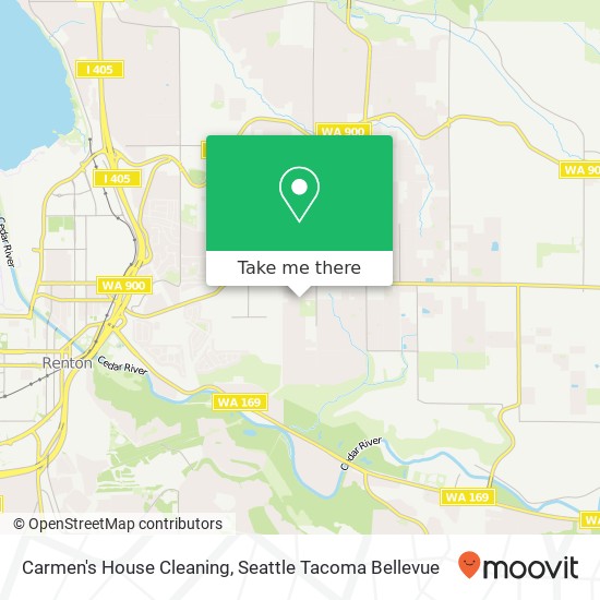 Carmen's House Cleaning map