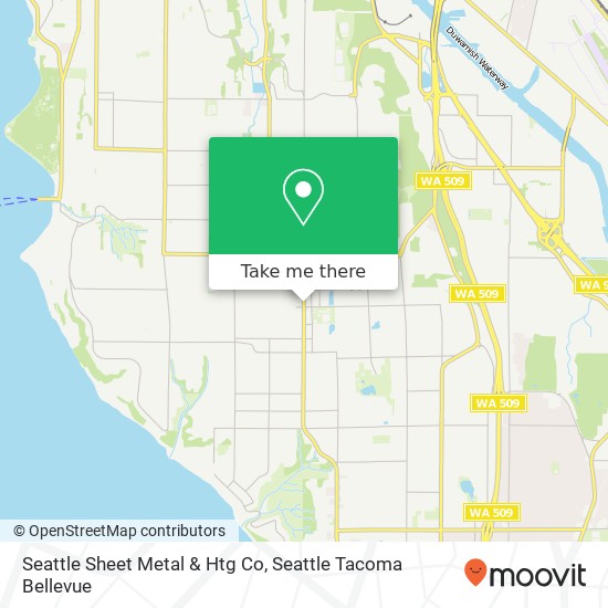 Seattle Sheet Metal & Htg Co map