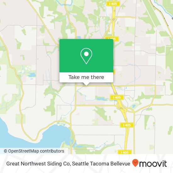 Great Northwest Siding Co map