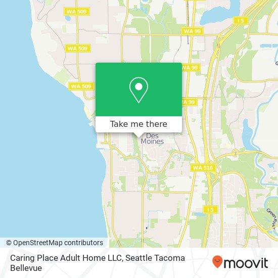 Mapa de Caring Place Adult Home LLC