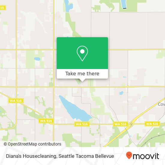 Diana's Housecleaning map