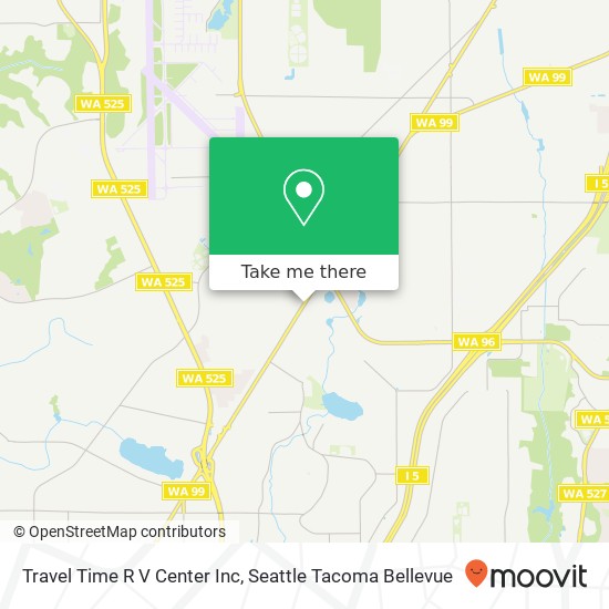 Mapa de Travel Time R V Center Inc