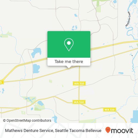 Mathews Denture Service map